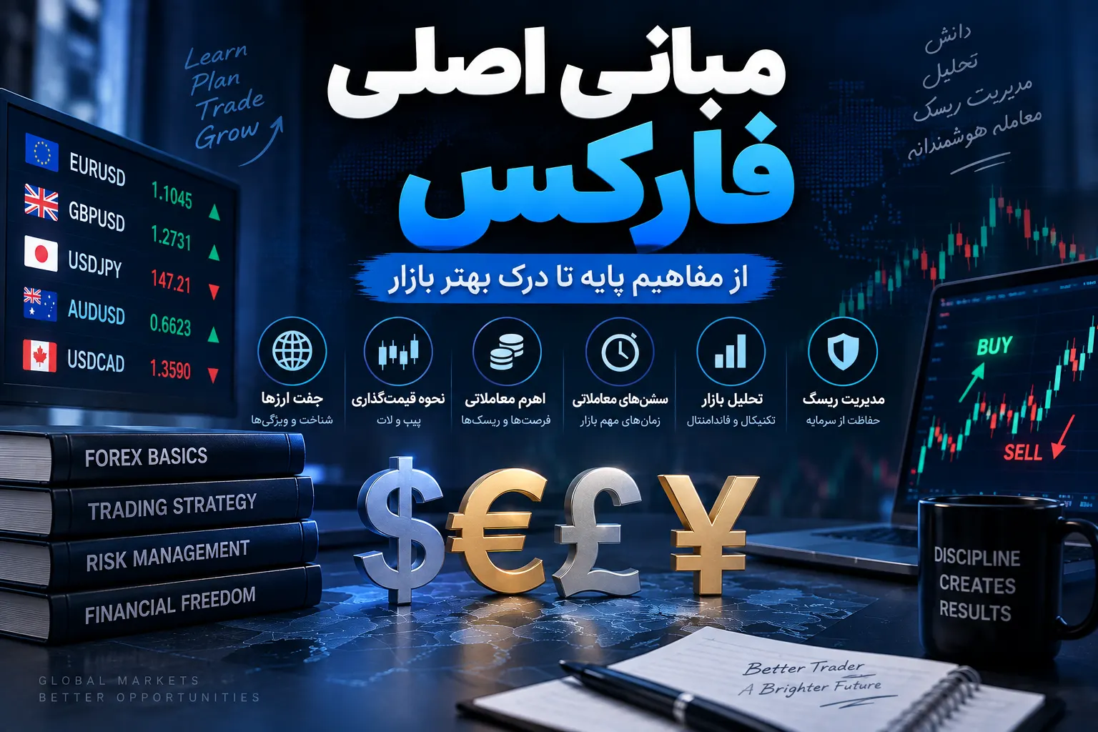 فارکس چیست؟ آشنایی با بازار فارکس به زبان ساده