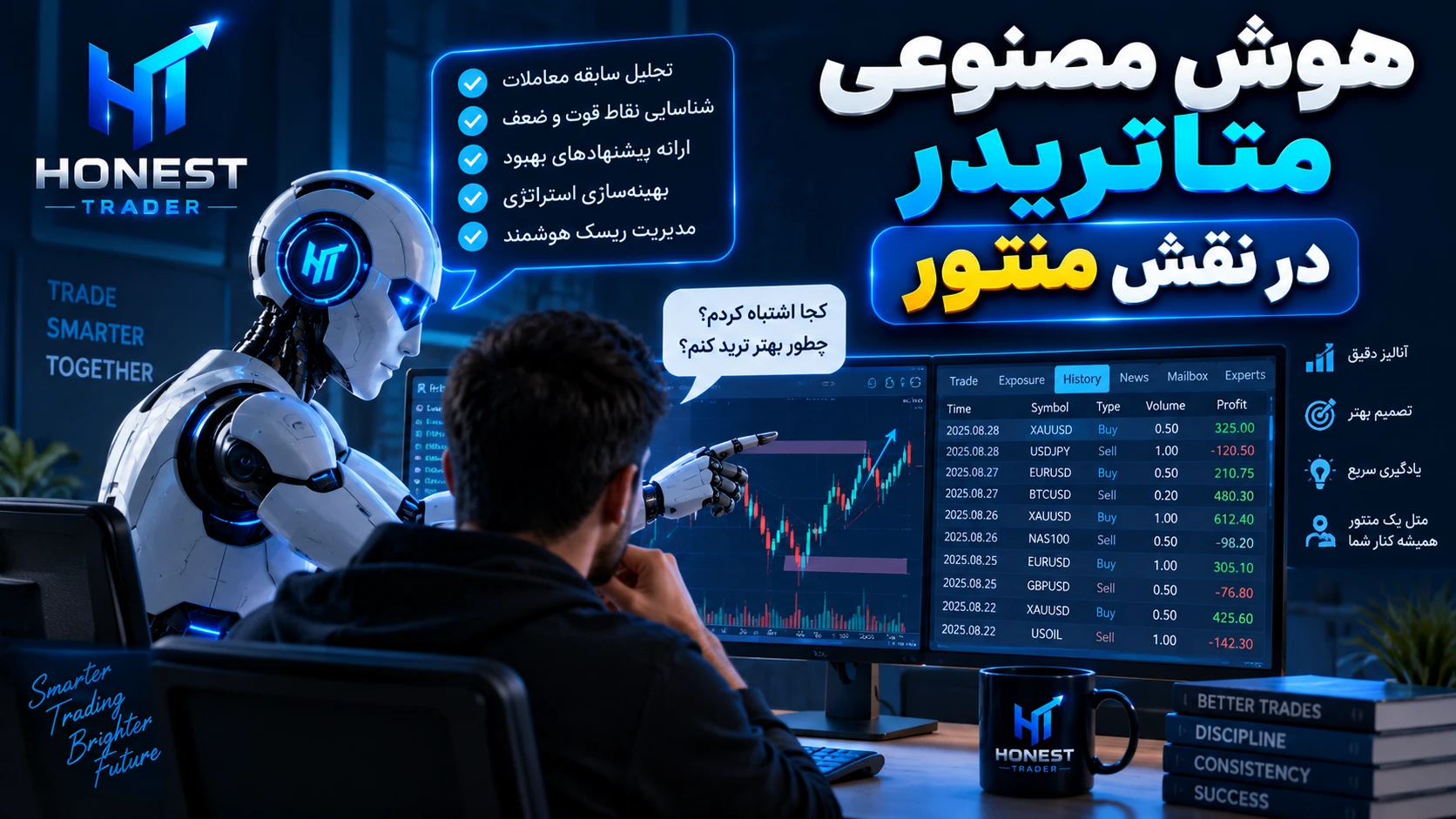 هوش مصنوعی متاتریدر در نقش منتور