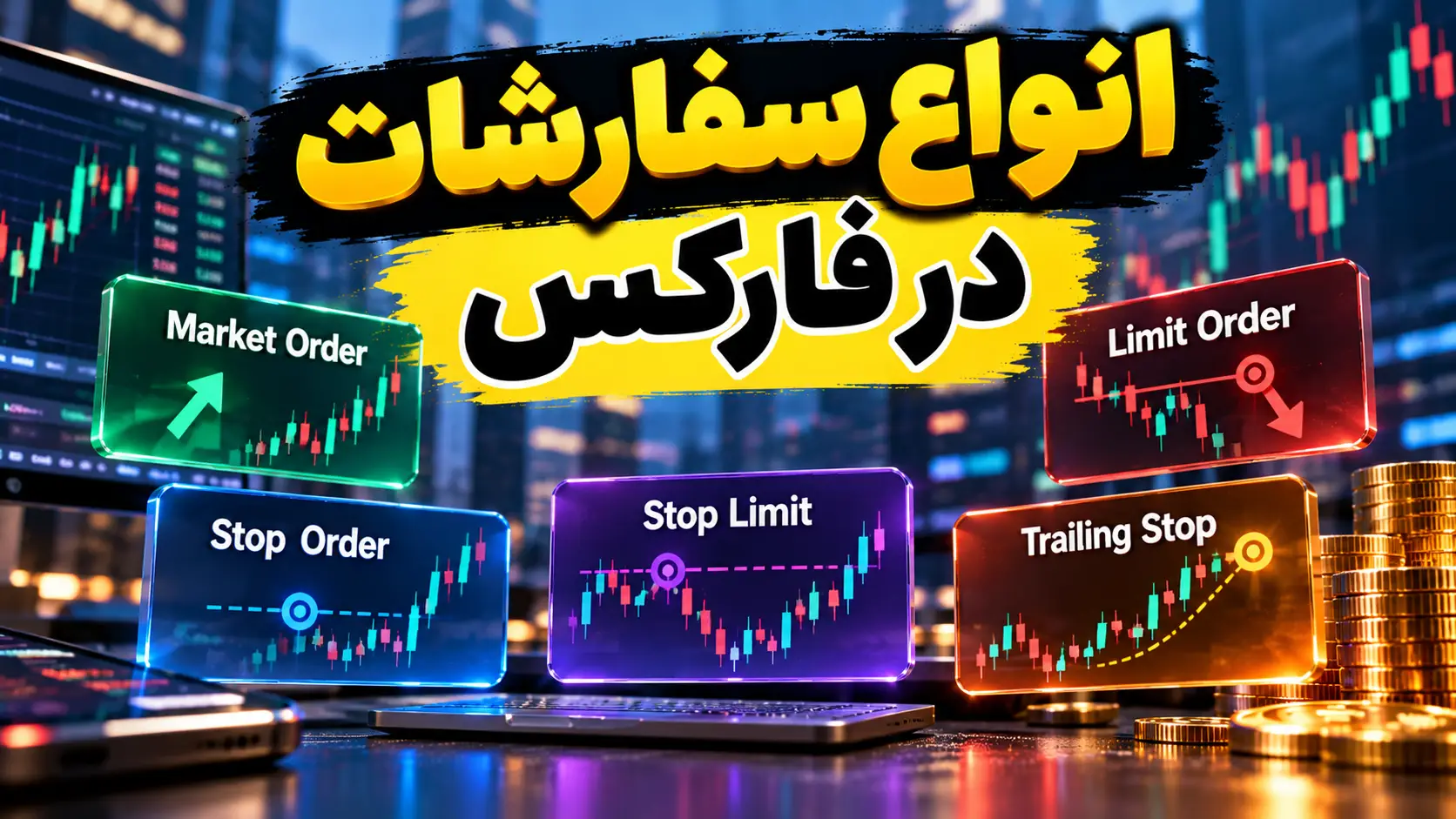 انواع سفارشات در فارکس